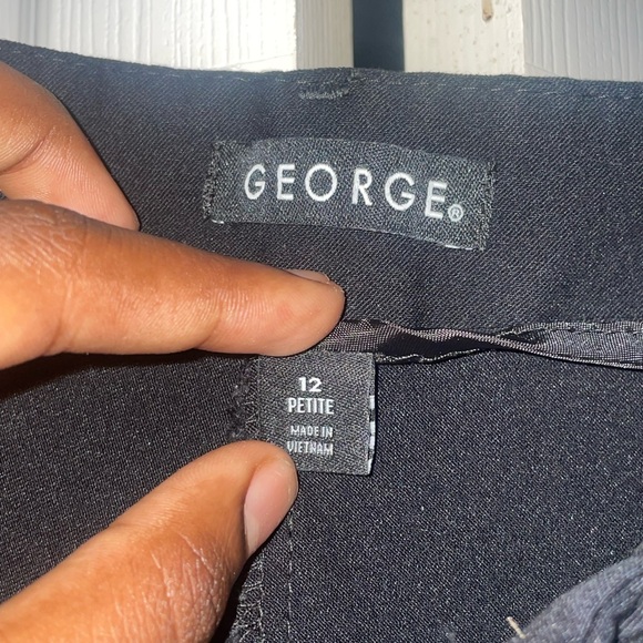 George Petite Black Dress Pants WITH USABLE POCKETS!! - Picture 9 of 10